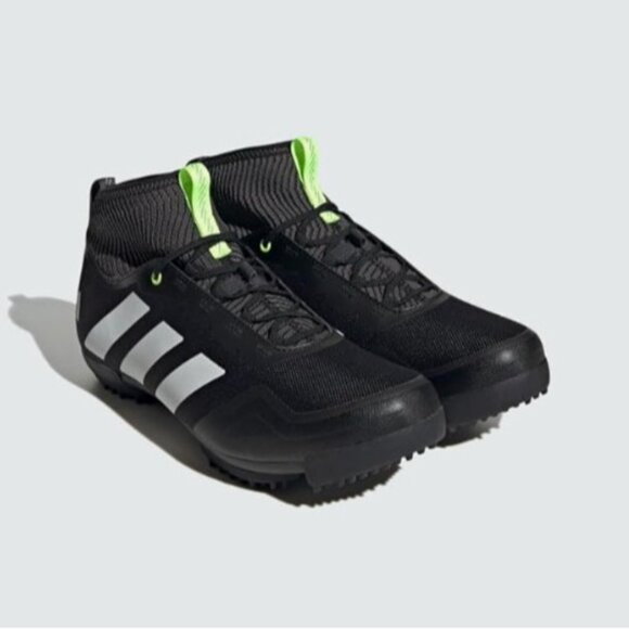 New! Size: 7.5 Men/8.5 Women | Adidas The Gravel Cycling Black/White/Lime|HQ9034 main image 3